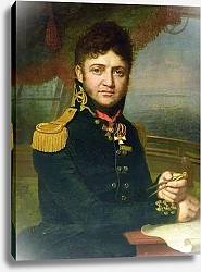 Постер Боровиковский Владимир Portrait of Yuri F. Lisyansky, 1810 1