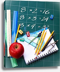 Постер Школьные принадлежности