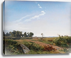 Постер Ландби Йохан Zealand Landscape. Open Country in North Zealand