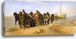 Постер Репин Илья Бурлаки на Волге