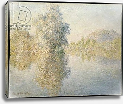 Постер Моне Клод (Claude Monet) Early Morning on the Seine at Giverny, 1893