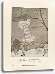 Постер Мартин Чарльз (мода) La Belle de chamonix Jaquette hermine et renard blanc, de Max-A. Leroy