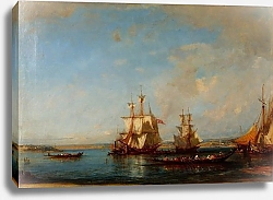 Постер Зием Феликс Caiques and Sailboats at the Bosphorus