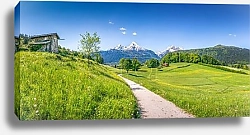 Постер Швейцария. Идиллический альпийский пейзаж №2