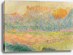 Постер Шуффенекер Клод Study for ‘Landscape with Figure and Houses’