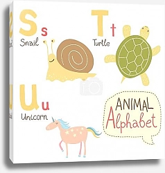 Постер Алфавит с животными - STU