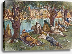 Постер Тиссо Джеймс У вод Вавилона