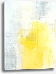 Постер Жёлтое с белым