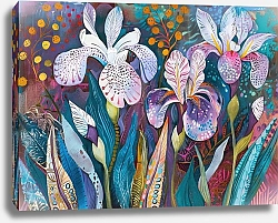 Постер A celebration of irises