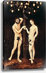 Постер Кранах Лукас Старший Adam and Eve 3