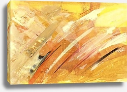 Постер Желтая абстракция