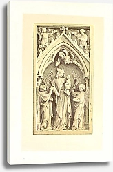 Постер Робинсон Джон Relievo in Carved Ivory—the Virgin and Infant Saviour adored by Angels.
