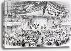 Постер A theatre in Osaka, Japan in the 1860's.