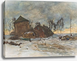 Постер Цварт Виллем Winterlandschap