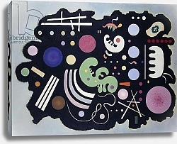 Постер Кандинский Василий Black Patchwork; Noir Bigarre, 1935