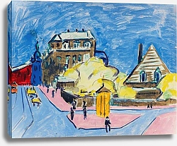 Постер Кирхнер Людвиг Эрнст Уличный пейзаж