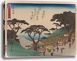 Постер Утагава Хирошиге (яп) Tokaido gojusantsugi, Pl.05