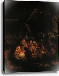 Постер Рембрандт (Rembrandt) Поклонение пастухов 7