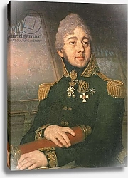 Постер Боровиковский Владимир Portrait of the Russian poet Evgeny Boratynsky, 1820s 1