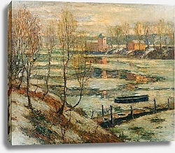 Постер Лоусон Эрнест Лед на реке