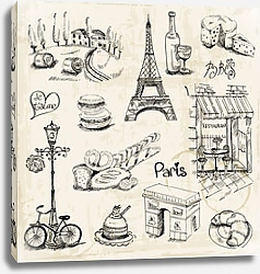 Постер Вкусы Парижа