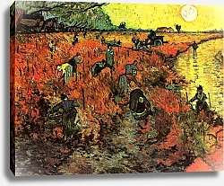 Постер Ван Гог Винсент (Vincent Van Gogh) Красные виноградники