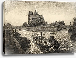 Постер Рой Пьер-Марсель Abside de Notre Dame