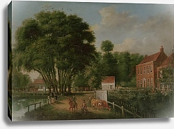 Постер Пейзаж и фигуры