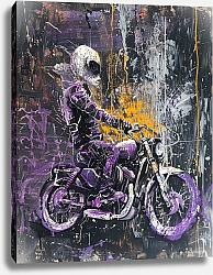 Постер Lilac motorbike