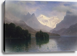 Постер Бирштад Альберт Горный пейзаж