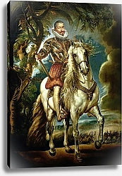 Постер Рубенс Петер (Pieter Paul Rubens) Equestrian portrait of the Duke of Lerma 1603