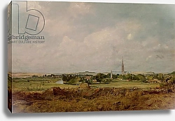 Постер Констебль Джон (John Constable) View of Salisbury