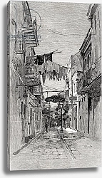 Постер Неизвестен Exchange Alley looking toward Canal Street, New Orleans, 1883