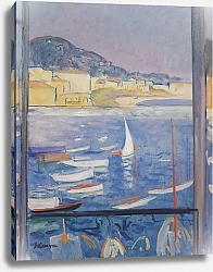 Постер Лебаск Анри Вильфранш-Сюр-Мер, Окно, Выходящее На Гавань