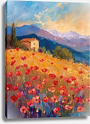 Постер Fields of passionate red