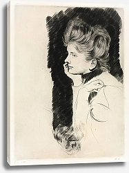 Постер Хеллеу Поль Head of a Woman