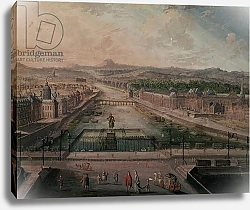 Постер Школа: Французская View of Place Dauphine and the Seine