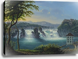 Постер Блейлер Иоганн Генрих Der Rheinfall bei Schaffhausen
