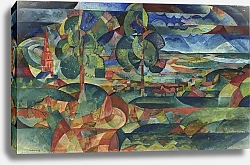 Постер Зеехаус Пауль Адольф Blick in Ebene