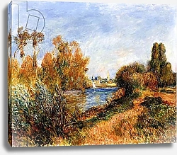 Постер Ренуар Пьер (Pierre-Auguste Renoir) The Seine at Argenteuil, 1888