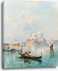 Постер Унтербергер Франц Санта-Мария-Делла-Салюте На Большом Канале