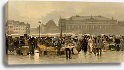 Постер Клаус Эмиль Рынок перед театром в Антверпене