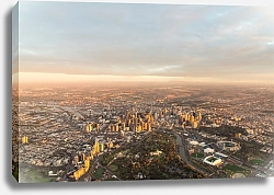 Постер Австралия. Melbourne at dawn