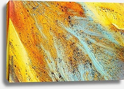 Постер Абстрактная текстура цветного песка 1