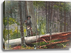 Постер Хомер Уинслоу Охотник в Адирондакских горах