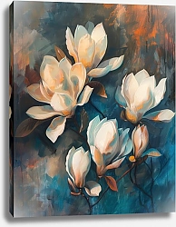 Постер Flowers in a thunderstorm