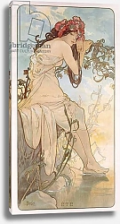 Постер Муха Альфонс Summer; Ete, c.1896