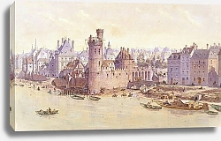 Постер Хоффбауер Федор Башня Несле и отель Генего в 1650 году