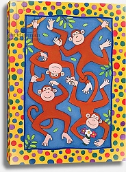 Постер Бакстер Кэти (совр) Cheeky Monkeys
