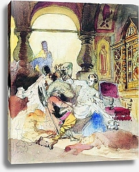 Постер Маковский Константин Агенты Дмитрия Самозванца убивают сына Бориса Годунова. 1862